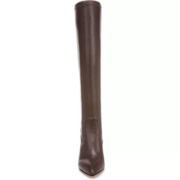 Franco Sarto Womens Katherine Knee High BootDark Brown Stretch