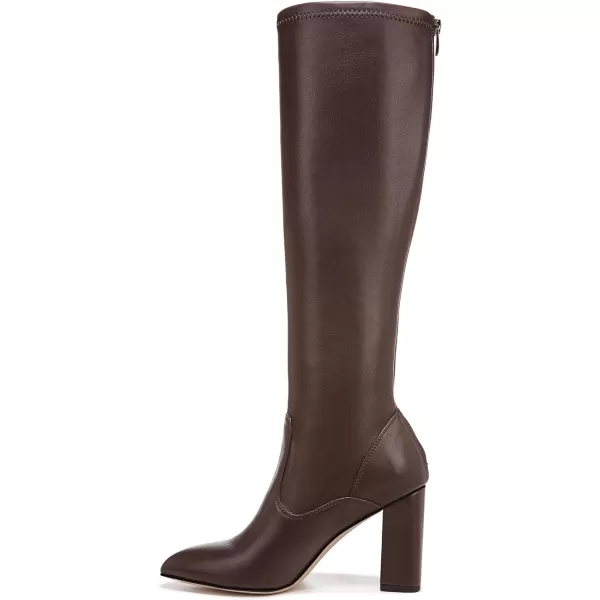 Franco Sarto Womens Katherine Knee High BootDark Brown Stretch