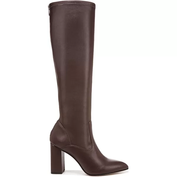 Franco Sarto Womens Katherine Knee High BootDark Brown Stretch