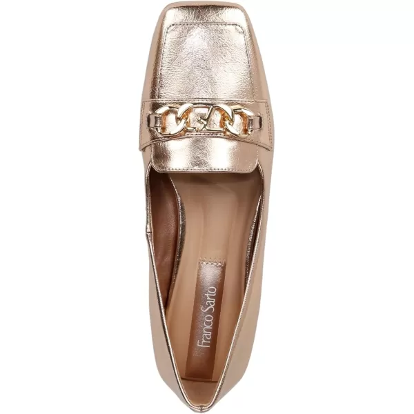 Franco Sarto Womens Tiari SlipOnRose Gold Metallic