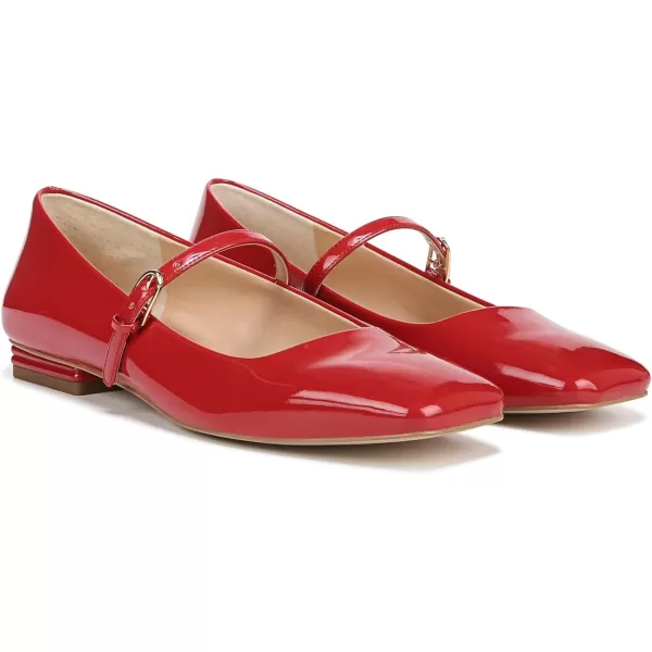 Franco Sarto Womens Tinsley Mary Jane FlatRed Patent