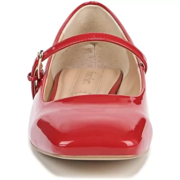 Franco Sarto Womens Tinsley Mary Jane FlatRed Patent