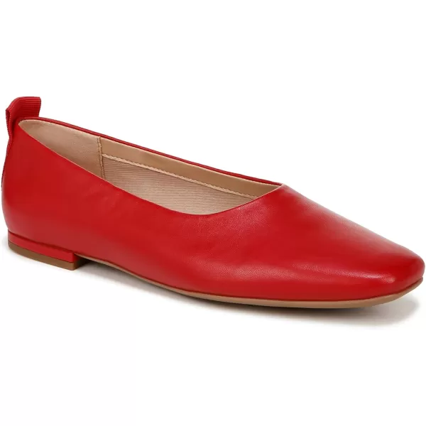 Franco Sarto Womens Vana FlatCherry Red Leather