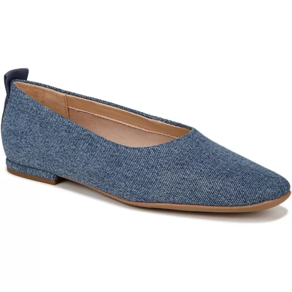 Franco Sarto Womens Vana FlatDenim Blue