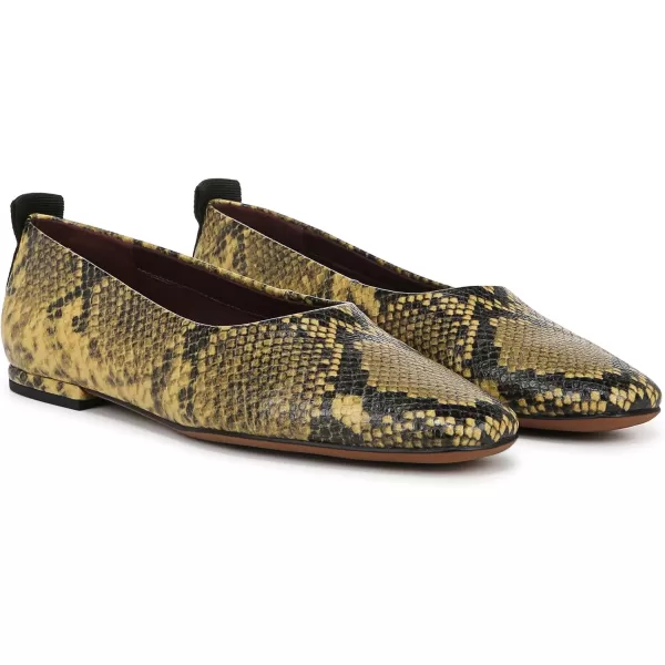 Franco Sarto Womens Vana FlatSpiced Pear Snake