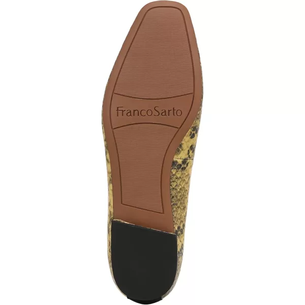 Franco Sarto Womens Vana FlatSpiced Pear Snake