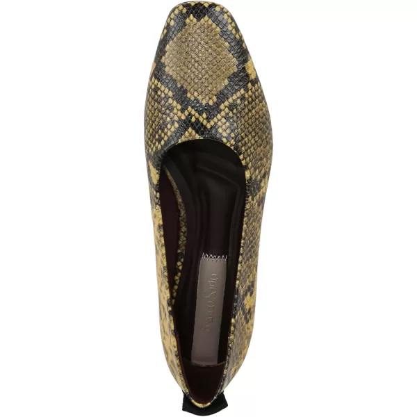 Franco Sarto Womens Vana FlatSpiced Pear Snake