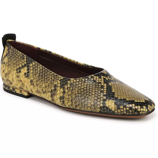 Franco Sarto Womens Vana FlatSpiced Pear Snake