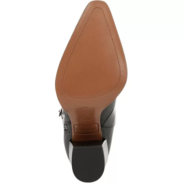 Franco Sarto Womens Western Mid Calf BootBlack Leather