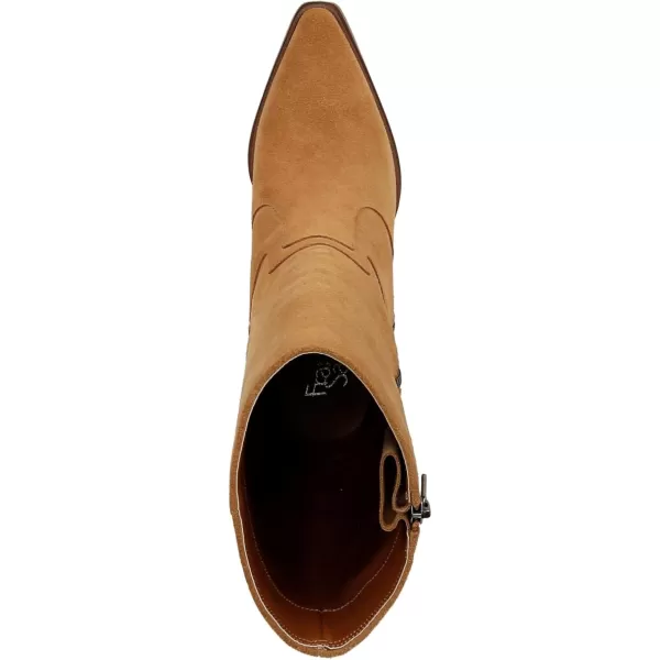 Franco Sarto Womens Western Mid Calf BootWarm Camel Brown Suede