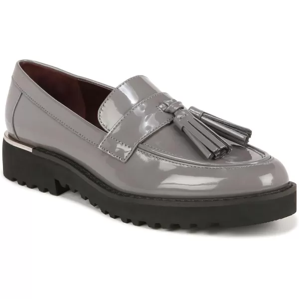 Franco Sarto Womens Carolynn Tassel LoaferSlate Grey Patent