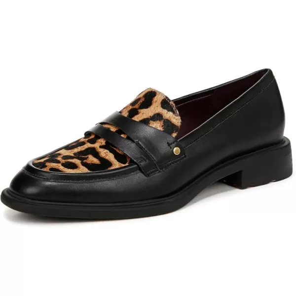 Franco Sarto Womens Edith LoaferBlack Multi Animal Print