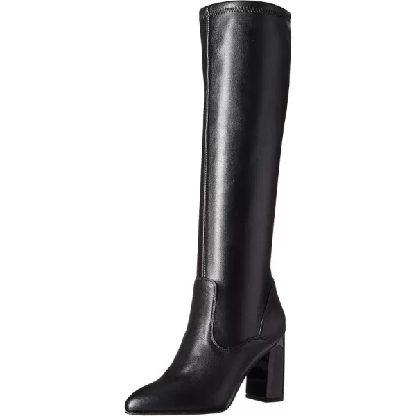 Franco Sarto Womens Katherine Knee High BootBlack Stretch Leather