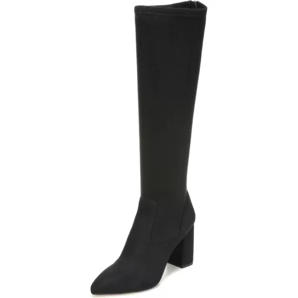 Franco Sarto Womens Katherine Knee High BootBlack Stretch Suede