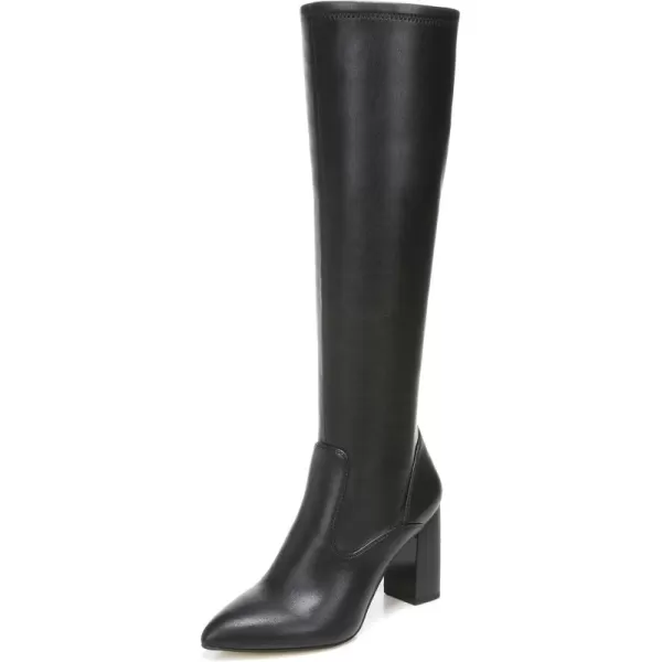 Franco Sarto Womens Katherine Knee High BootBlack Stretch Wide Calf