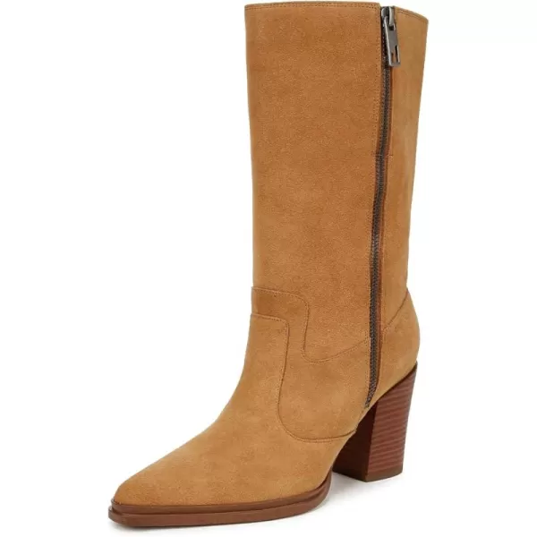 Warm Camel Brown Suede