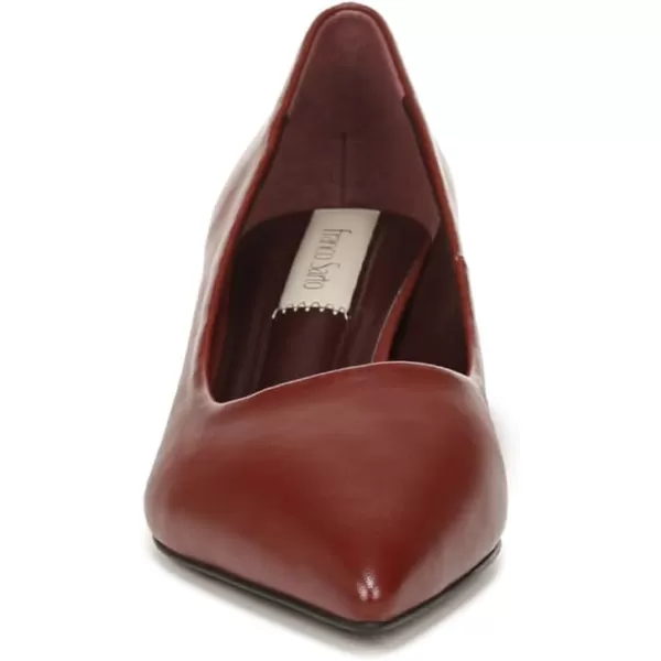 Franco Sarto Womens Racer PumpClaret Red Leather