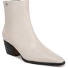 imageFranco Sarto Womens Vivian Ankle BootChalk White Leather