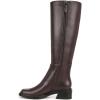 Castagno Brown Leather Wide Calf