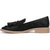 imageFranco Sarto womens Carolynn Low Slip on Tassel LoafersBlack Cage