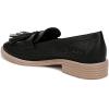imageFranco Sarto womens Carolynn Low Slip on Tassel LoafersBlack Cage