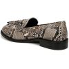 imageFranco Sarto womens Carolynn Low Slip on Tassel LoafersGrey Multi Snake
