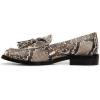 imageFranco Sarto womens Carolynn Low Slip on Tassel LoafersGrey Multi Snake