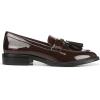 imageFranco Sarto womens Carolynn Low Slip on Tassel LoafersHickory Brown Patent