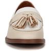 imageFranco Sarto womens Carolynn Low Slip on Tassel LoafersIvoryWhite Color Block