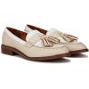 imageFranco Sarto womens Carolynn Low Slip on Tassel LoafersIvoryWhite Color Block
