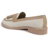imageFranco Sarto womens Carolynn Low Slip on Tassel LoafersNatural Beige