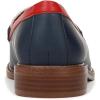 imageFranco Sarto womens Carolynn Low Slip on Tassel LoafersNavyWhiteRed Color Block