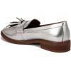 imageFranco Sarto womens Carolynn Low Slip on Tassel LoafersSilver Metallic