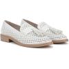 imageFranco Sarto womens Carolynn Low Slip on Tassel LoafersWhite Cage