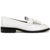 imageFranco Sarto womens Carolynn Low Slip on Tassel LoafersWhite Silver