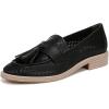 imageFranco Sarto womens Carolynn Low Slip on Tassel LoafersBlack Cage