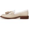Ivory/White Color Block