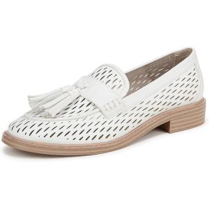 imageFranco Sarto womens Carolynn Low Slip on Tassel LoafersWhite Cage