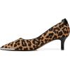 imageFranco Sarto Womens Kalsa Kitten Heel PumpCamel Brown Animal Print