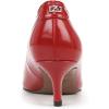 imageFranco Sarto Womens Kalsa Kitten Heel PumpCrimson Red Glossy