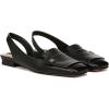 imageFranco Sarto Womens Teagan Slingback FlatsBlack Leather