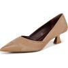 Tuscan Taupe Beige Suede