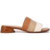 imageFranco Sarto Womens Loran Slide SandalBrown Multi Stretch Raffia