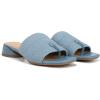imageFranco Sarto Womens Loran Slide SandalDenim Blue Stretch Raffia