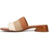 imageFranco Sarto Womens Loran Slide SandalBrown Multi Stretch Raffia