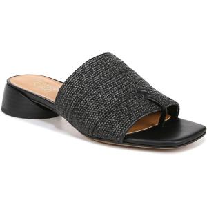 imageFranco Sarto Womens Loran Slide SandalBlack Stretch Raffia