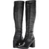 imageFranco Sarto Womens Tribute Knee High BootBlack Crocco Faux Leather