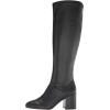 imageFranco Sarto Womens Tribute Knee High BootBlack Faux Leather Wide Calf