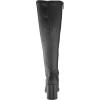 imageFranco Sarto Womens Tribute Knee High BootBlack Faux Leather Wide Calf