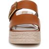 imageFranco Sarto Womens Taziana Slide SandalCognac Brown